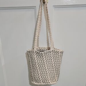 ZARA Woven Tote Bag
